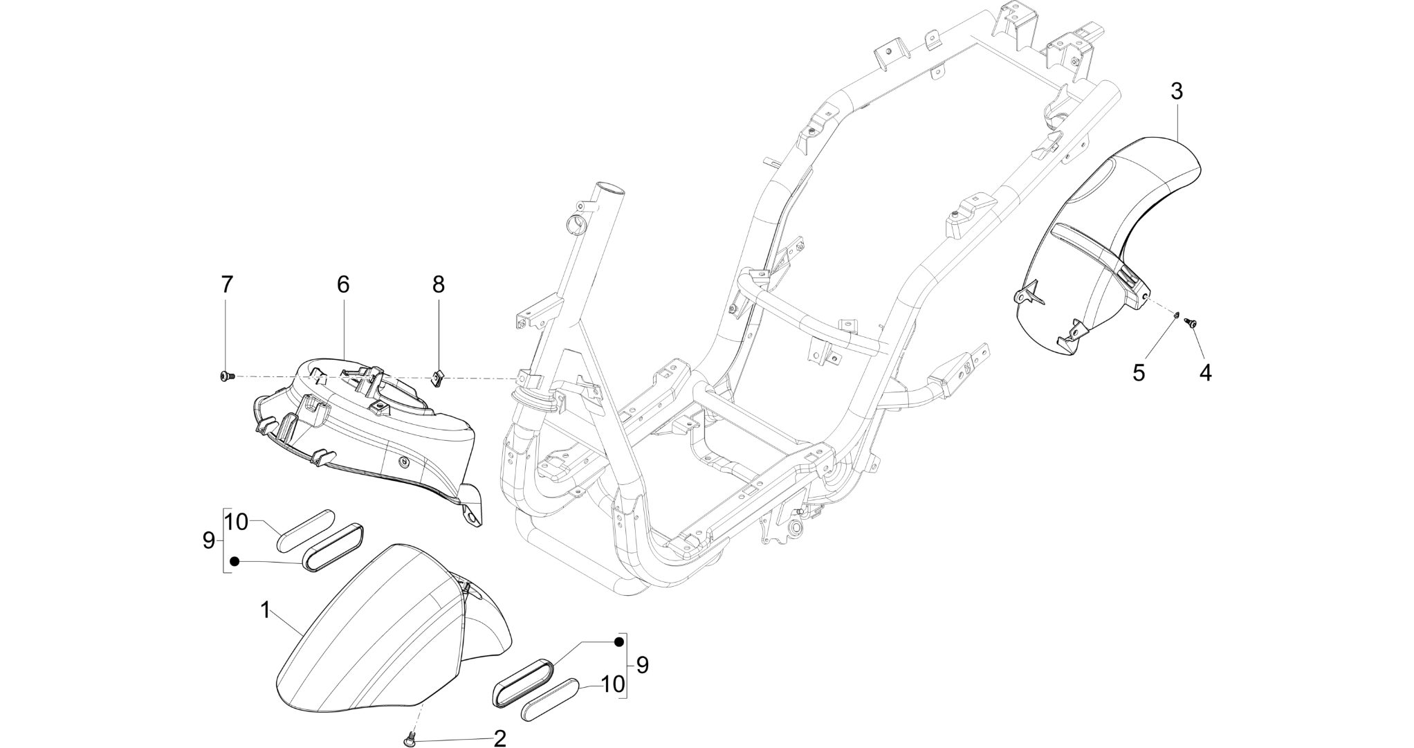 Wheel huosing - Mudguard