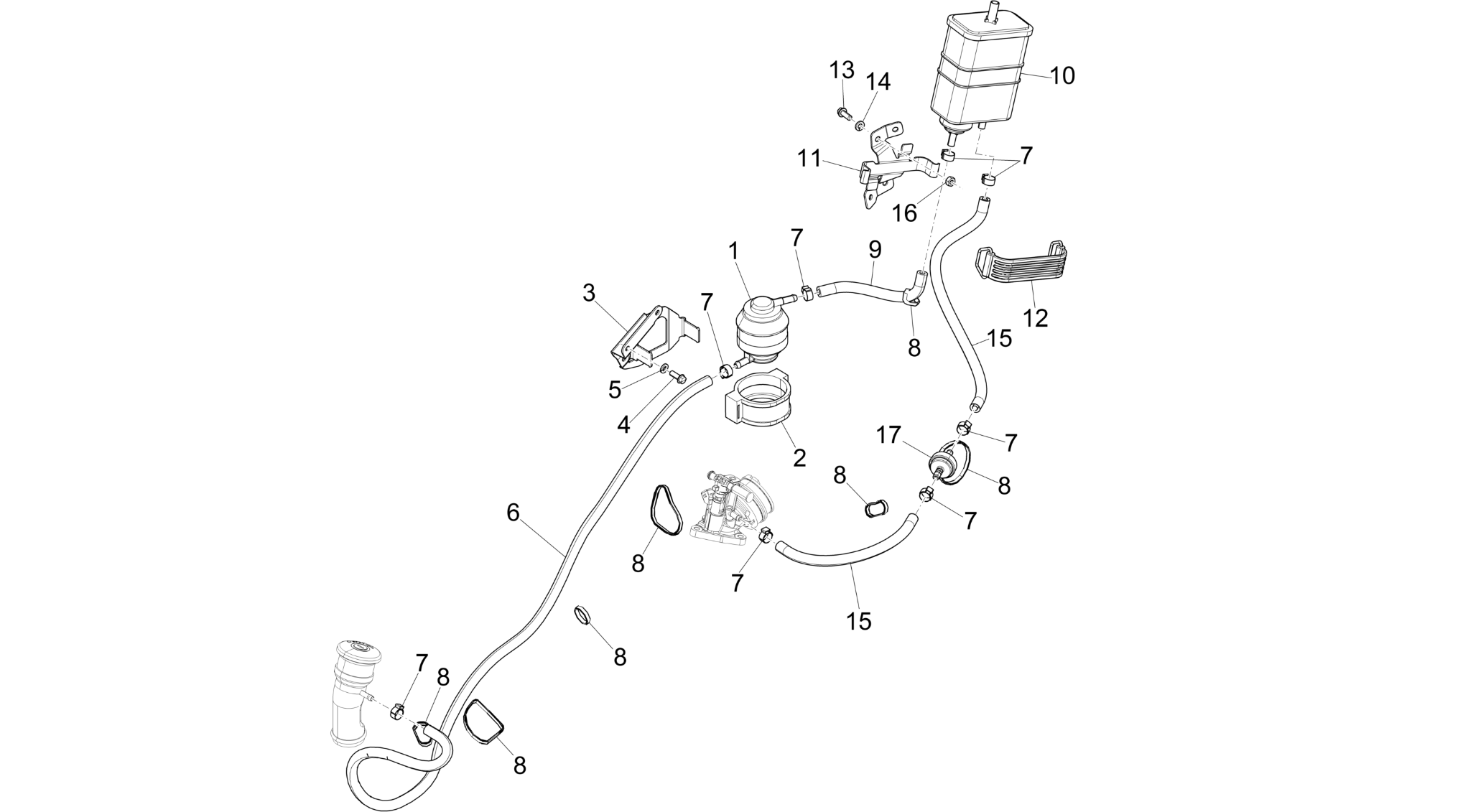 Anti-percolation system