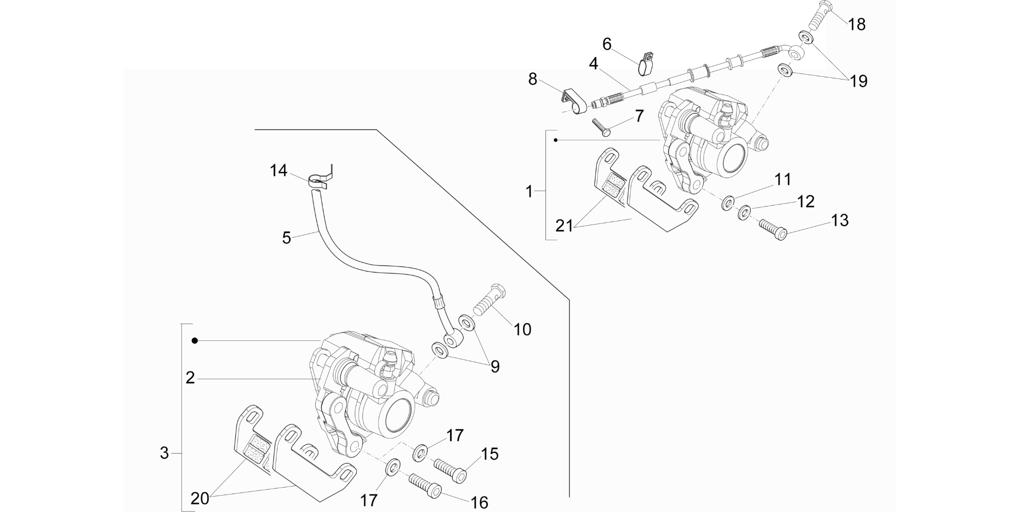 Brakes pipes - Calipers