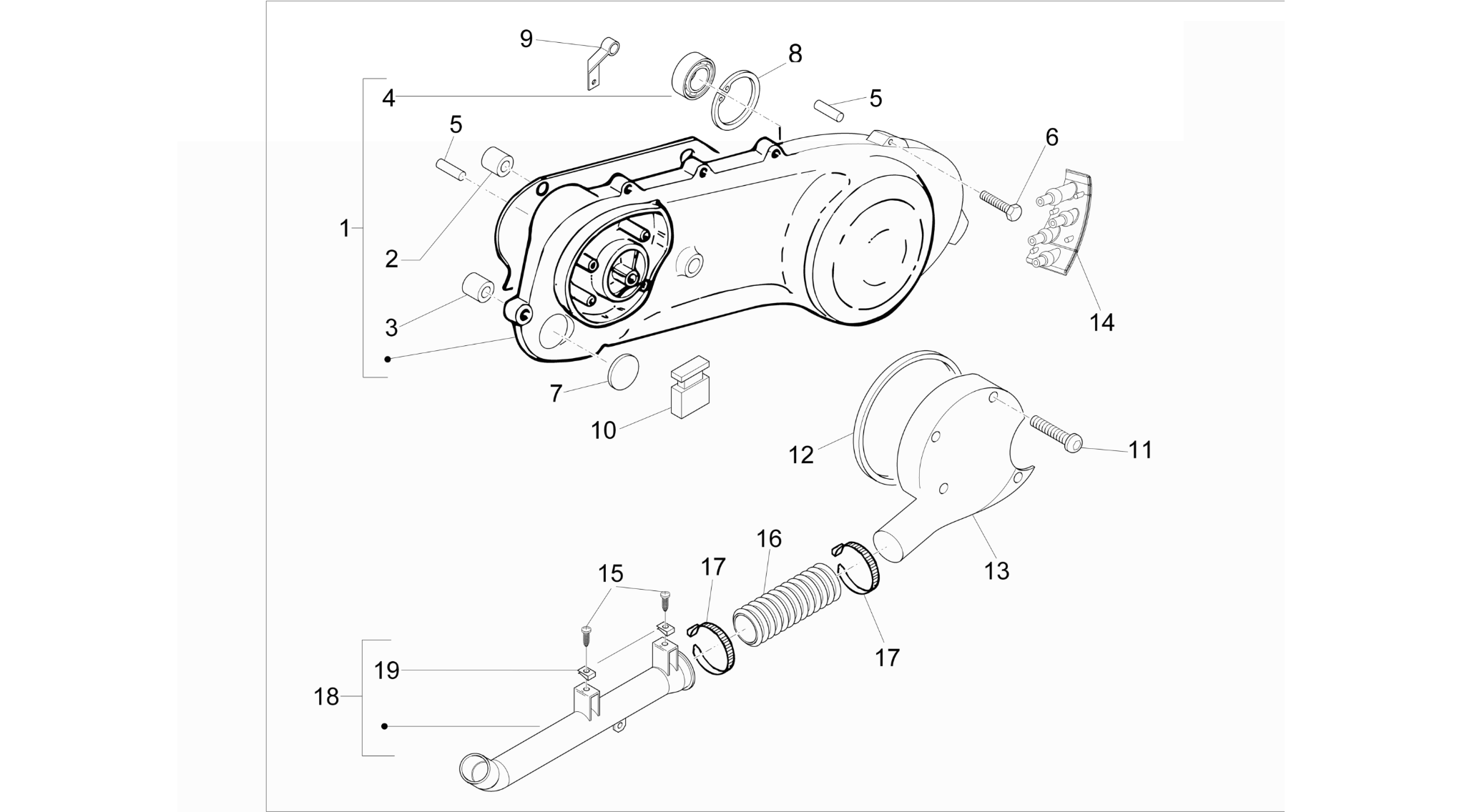 Crankcase cover - Crankcase cooling