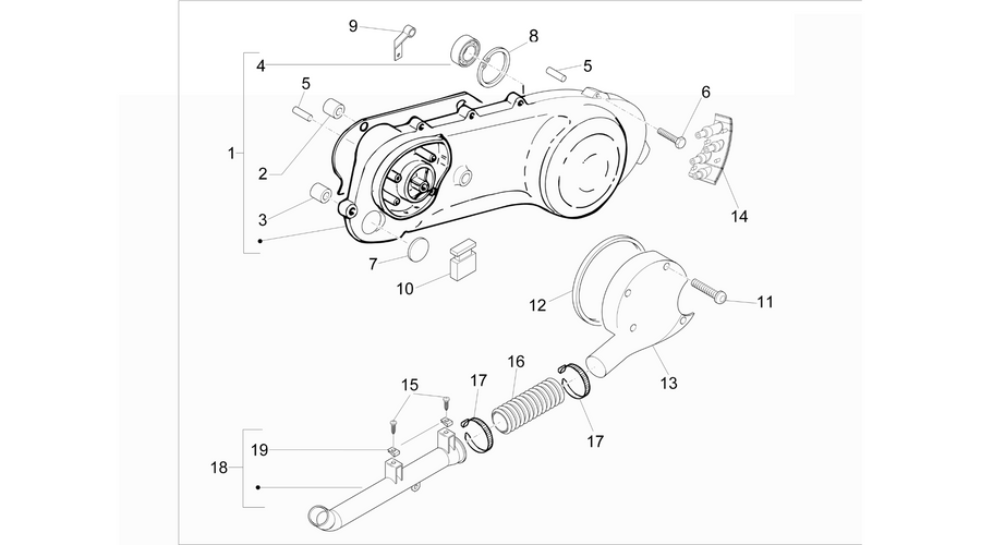 Crankcase cover - Crankcase cooling