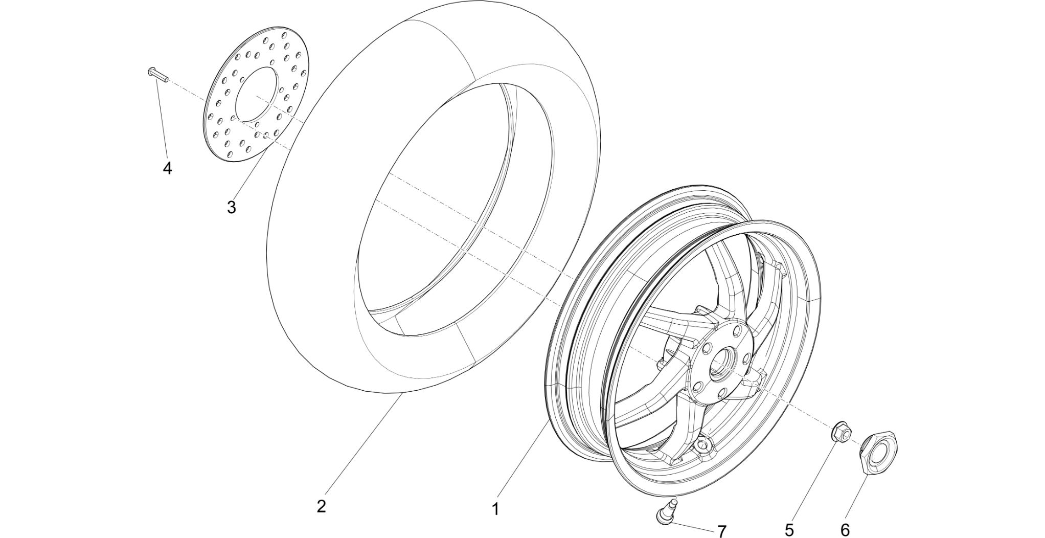 Rear wheel