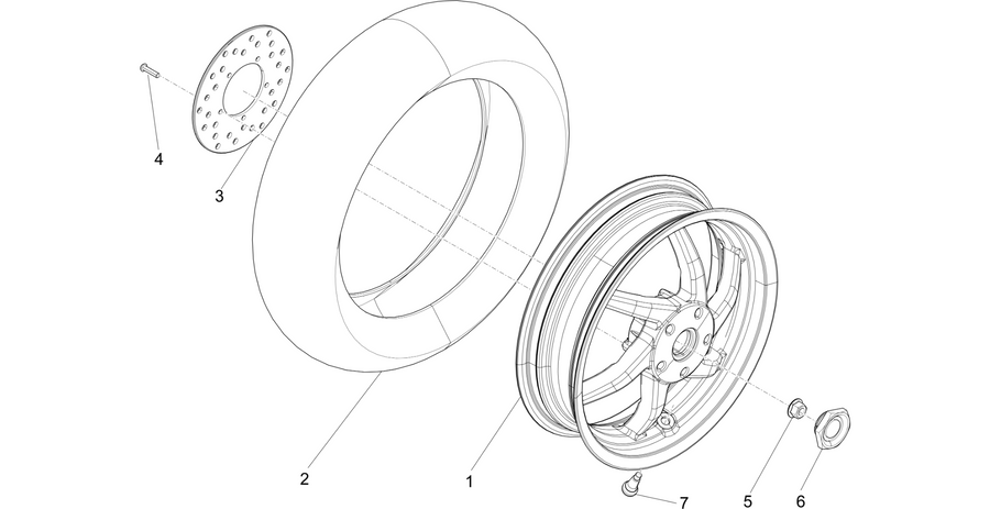 Rear wheel