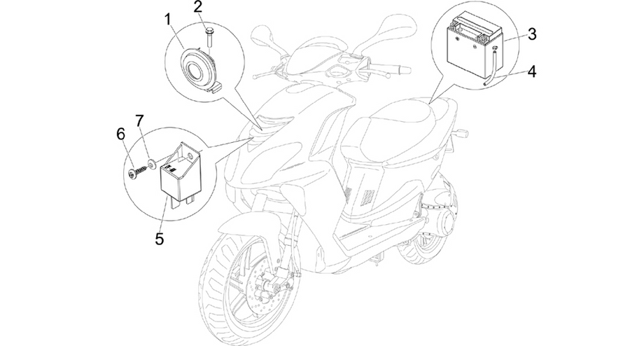 Remote control switches - Battery - Horn