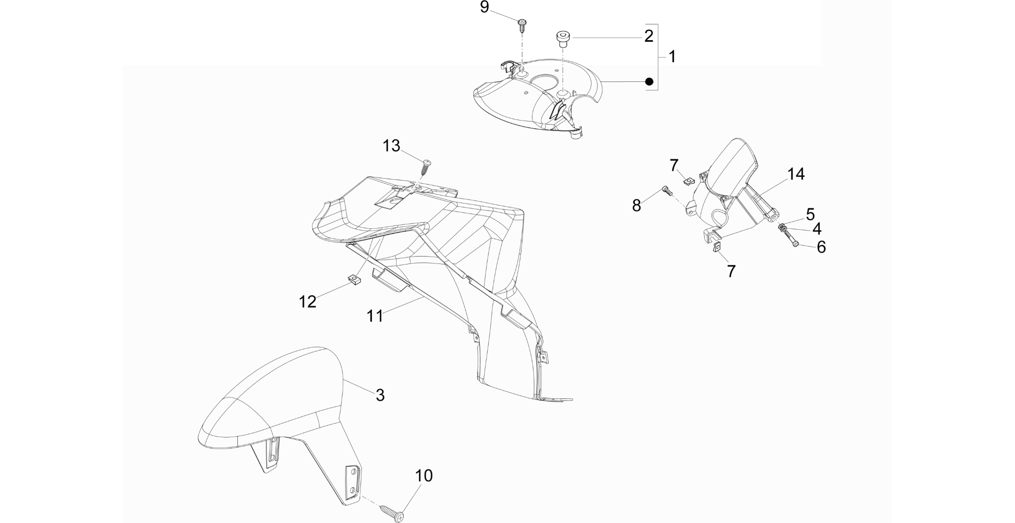 Wheel huosing - Mudguard