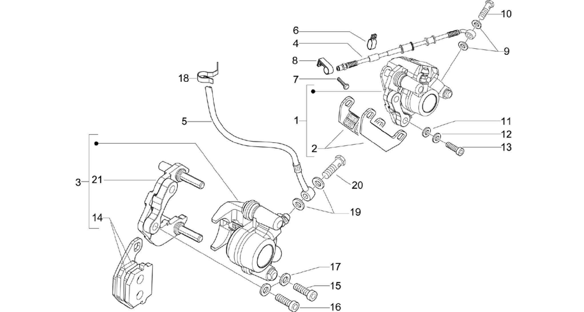 Brakes pipes - Calipers