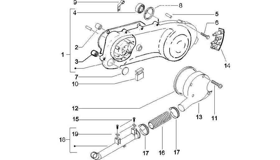 Crankcase cover - Crankcase cooling