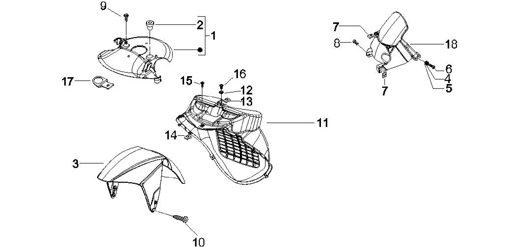 Wheel huosing - Mudguard