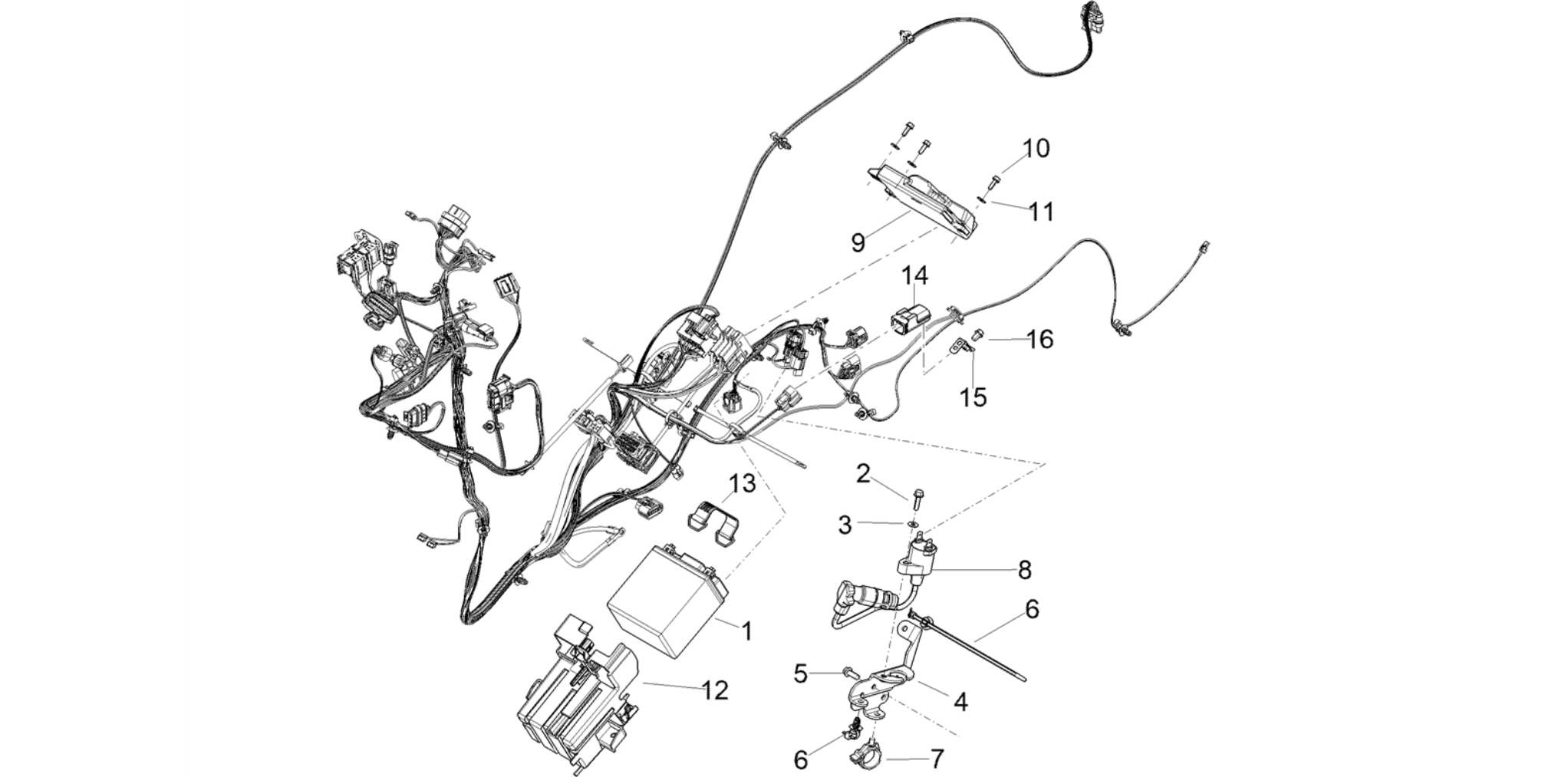 Rear electrical system