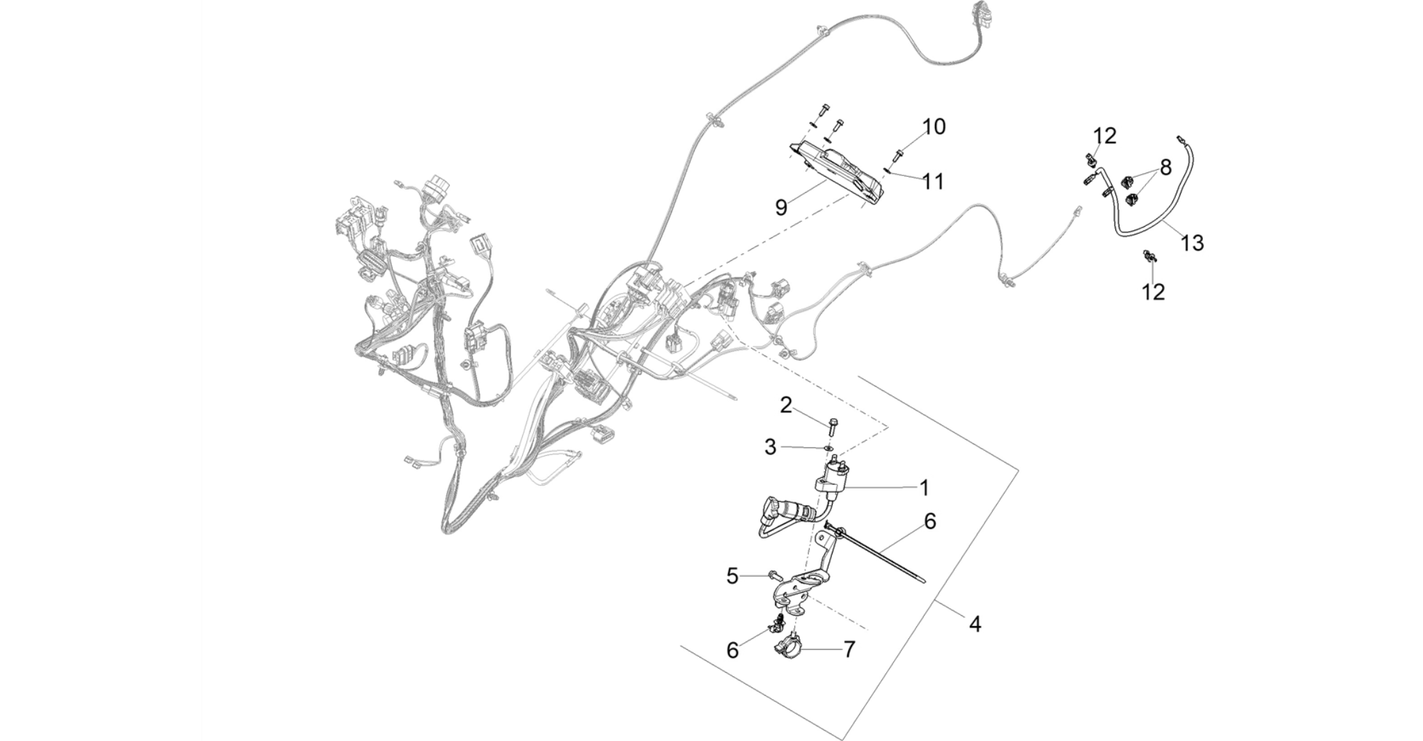 Main cable harness