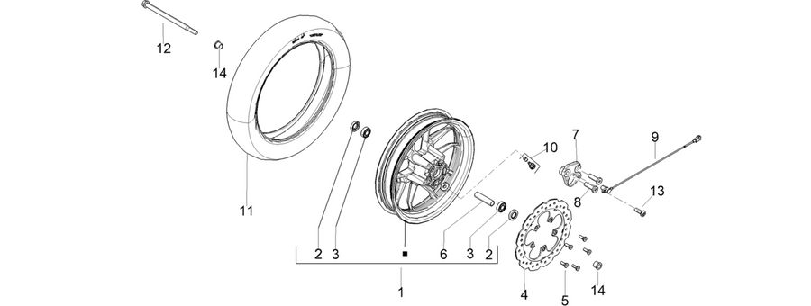 Front wheel