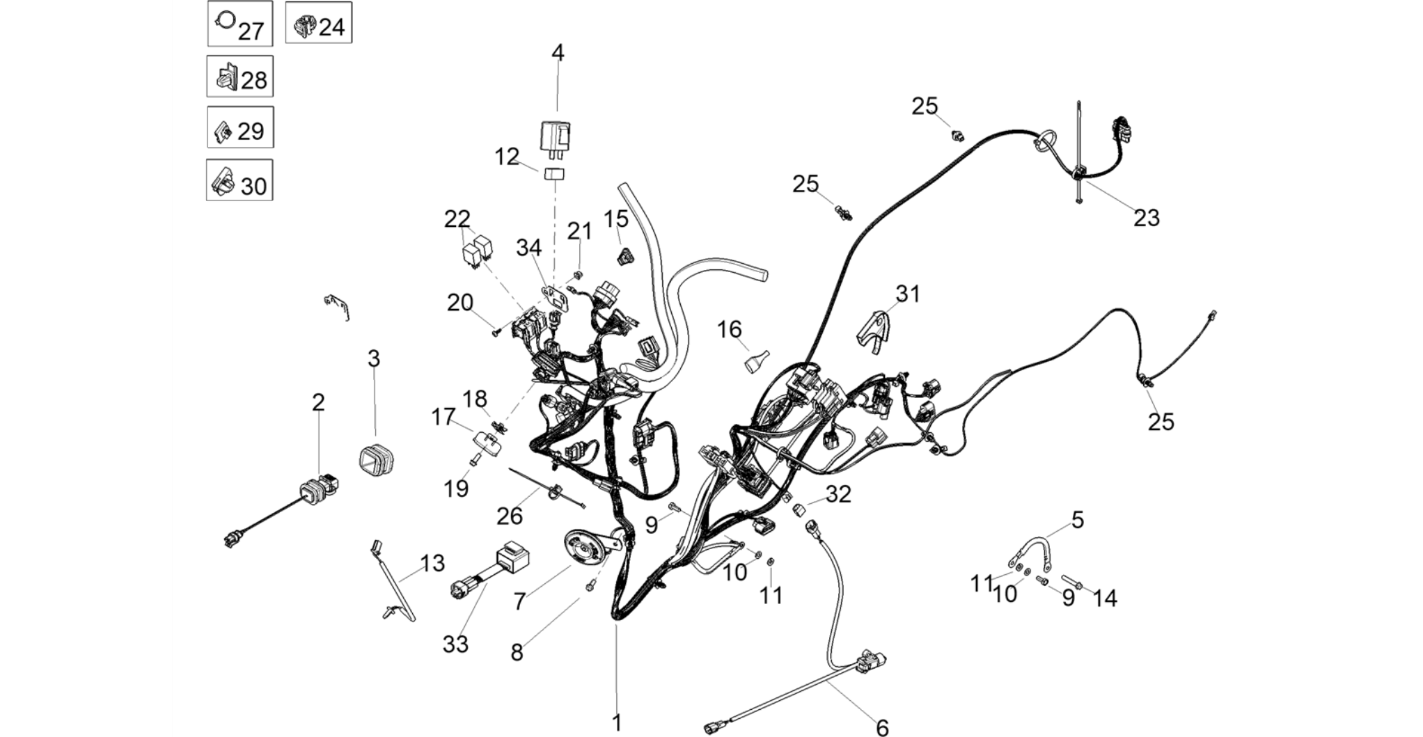 Front electrical system