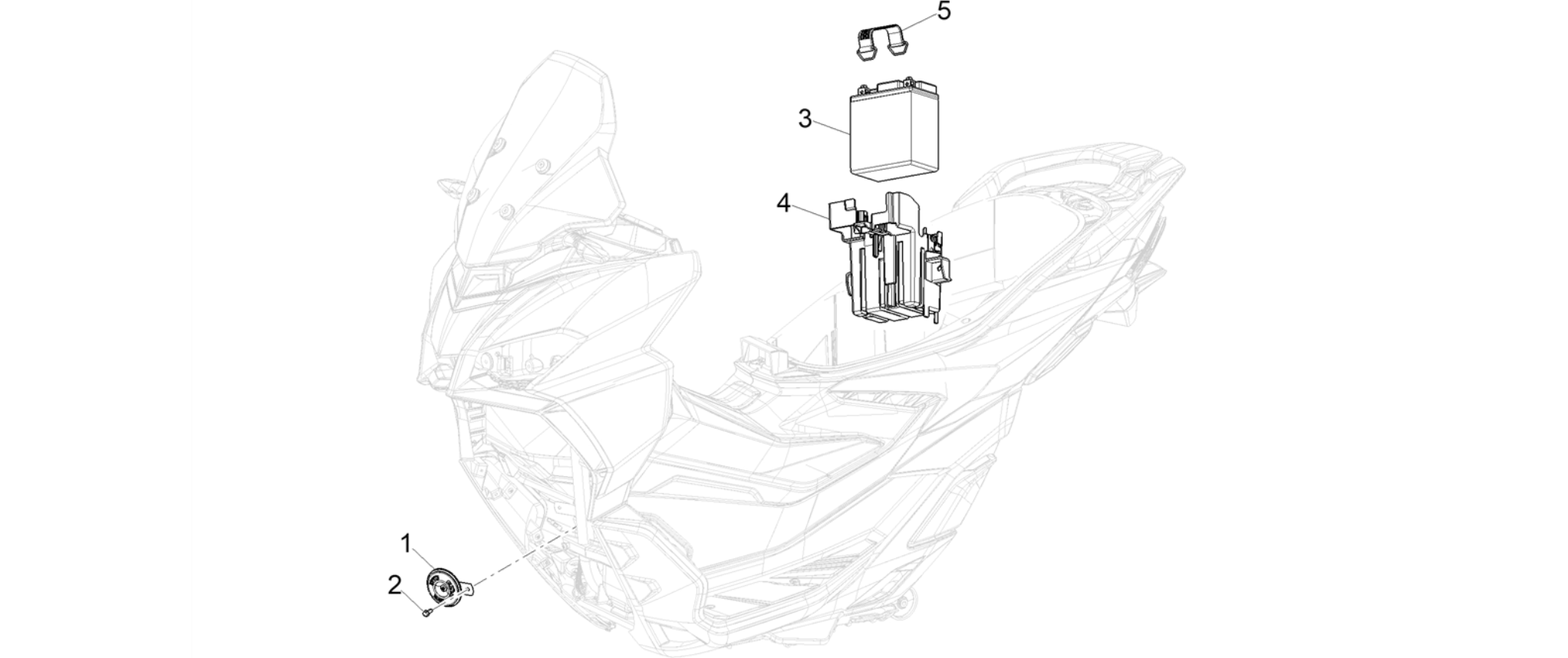 Remote control switches - Battery - Horn