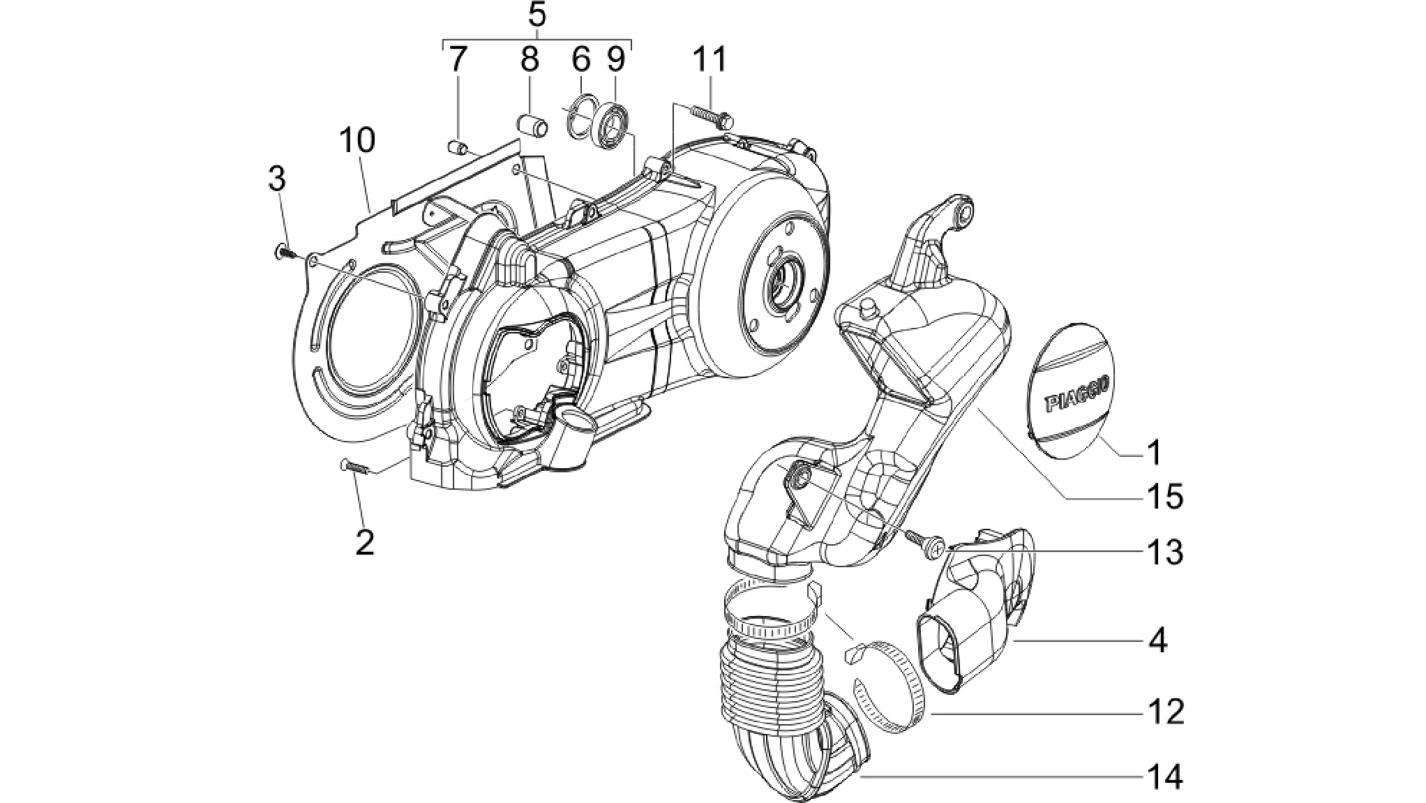 Crankcase cover - Crankcase cooling