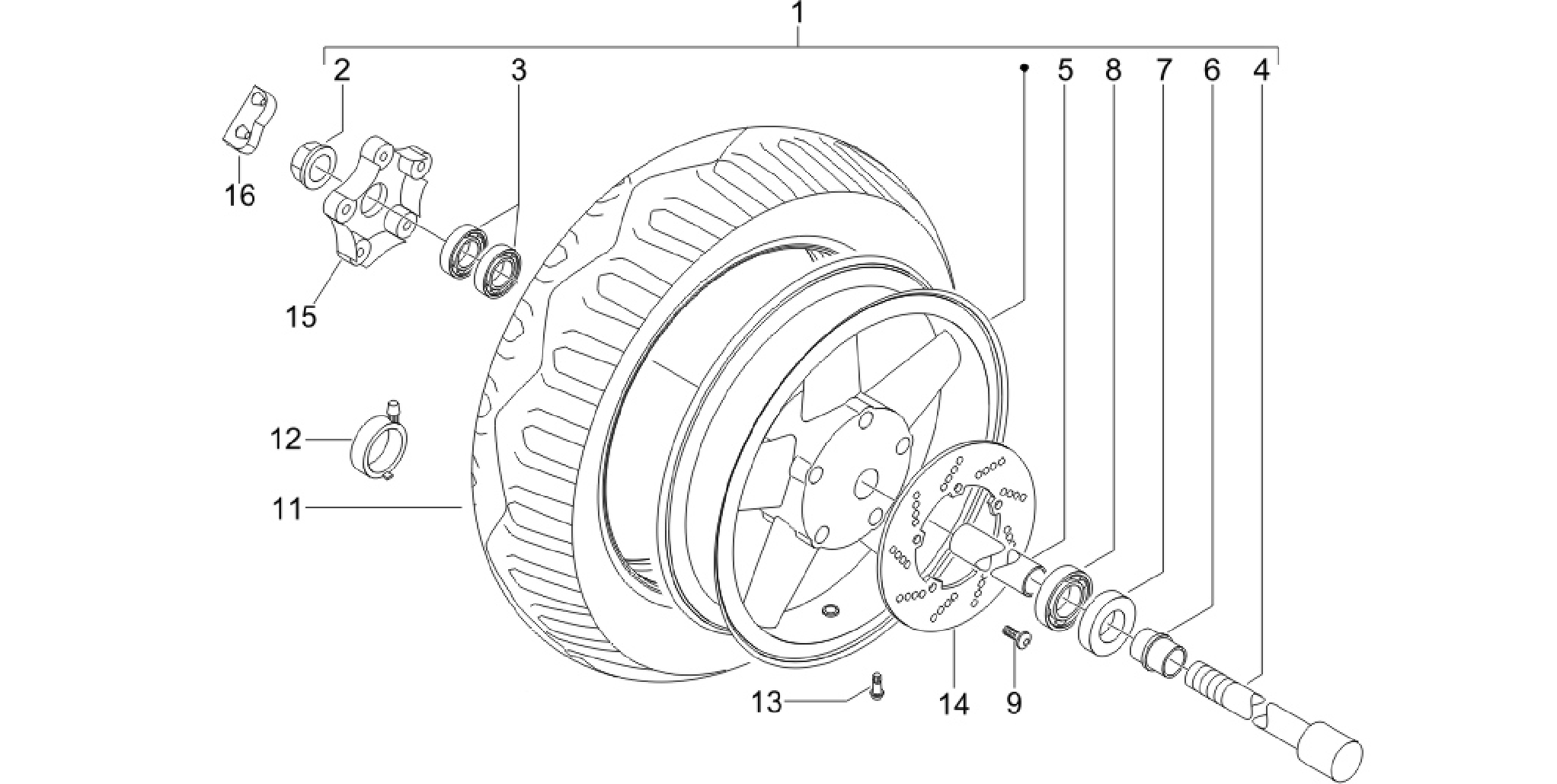 Front wheel