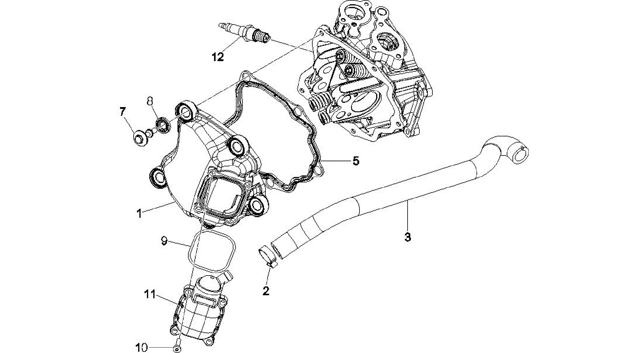 Cylinder head cover