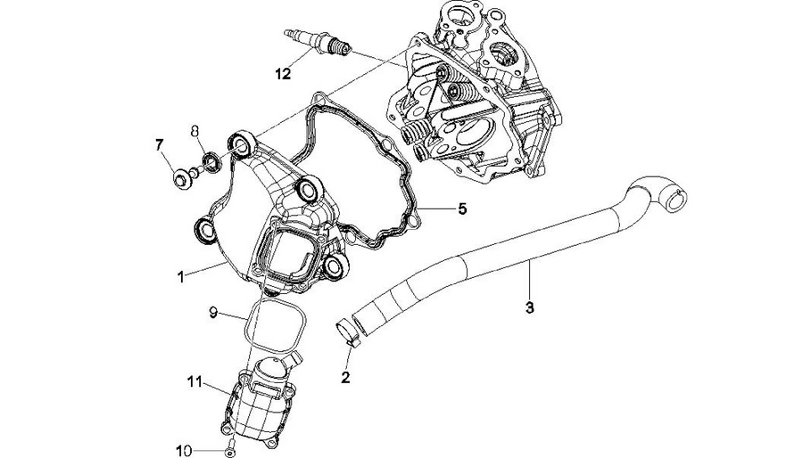Cylinder head cover