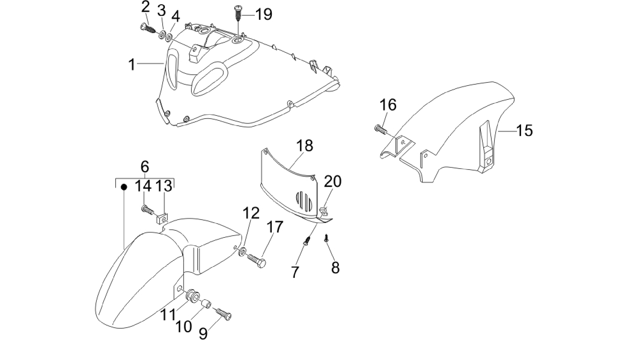 Wheel huosing - Mudguard