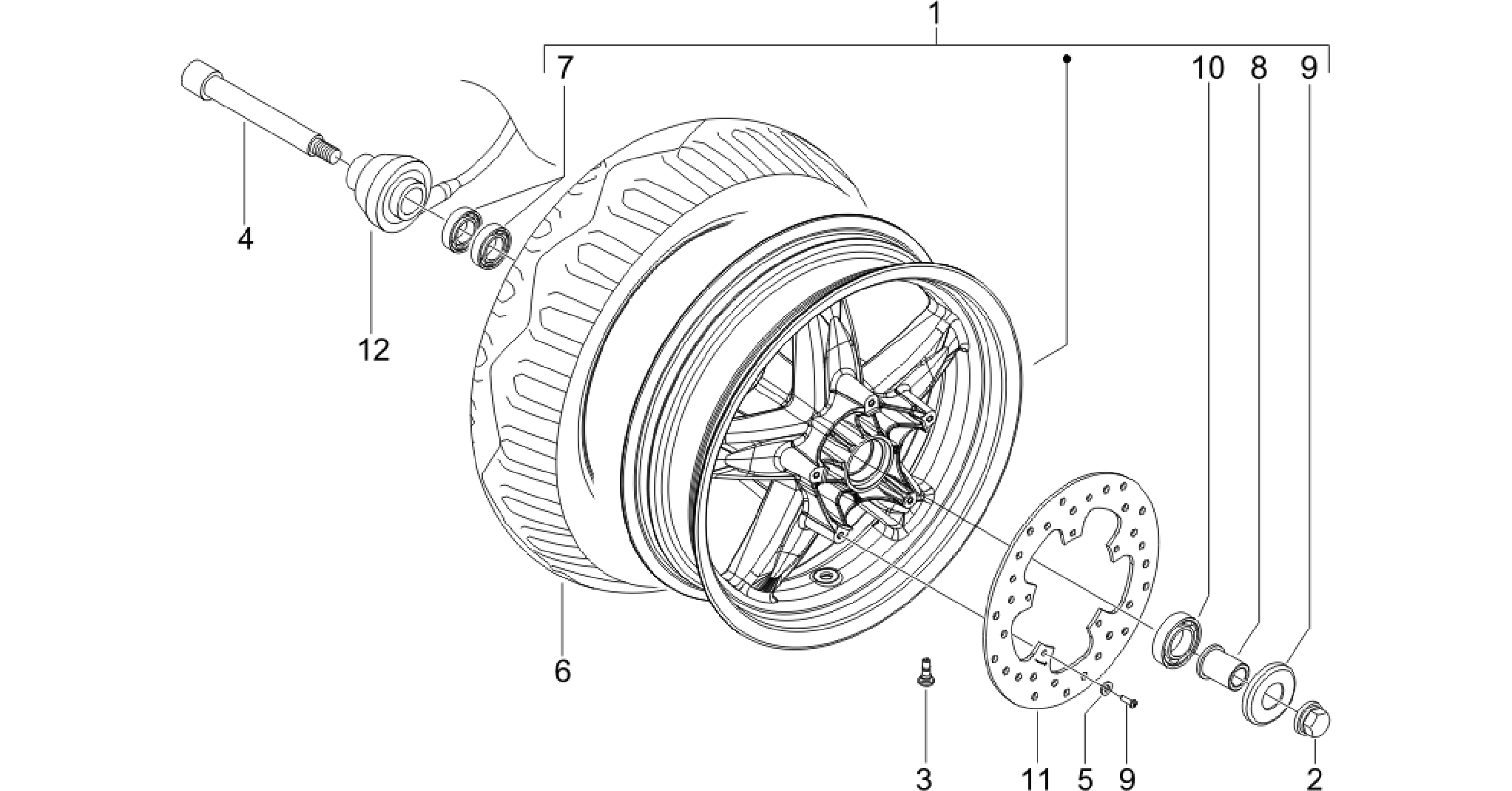 Front wheel
