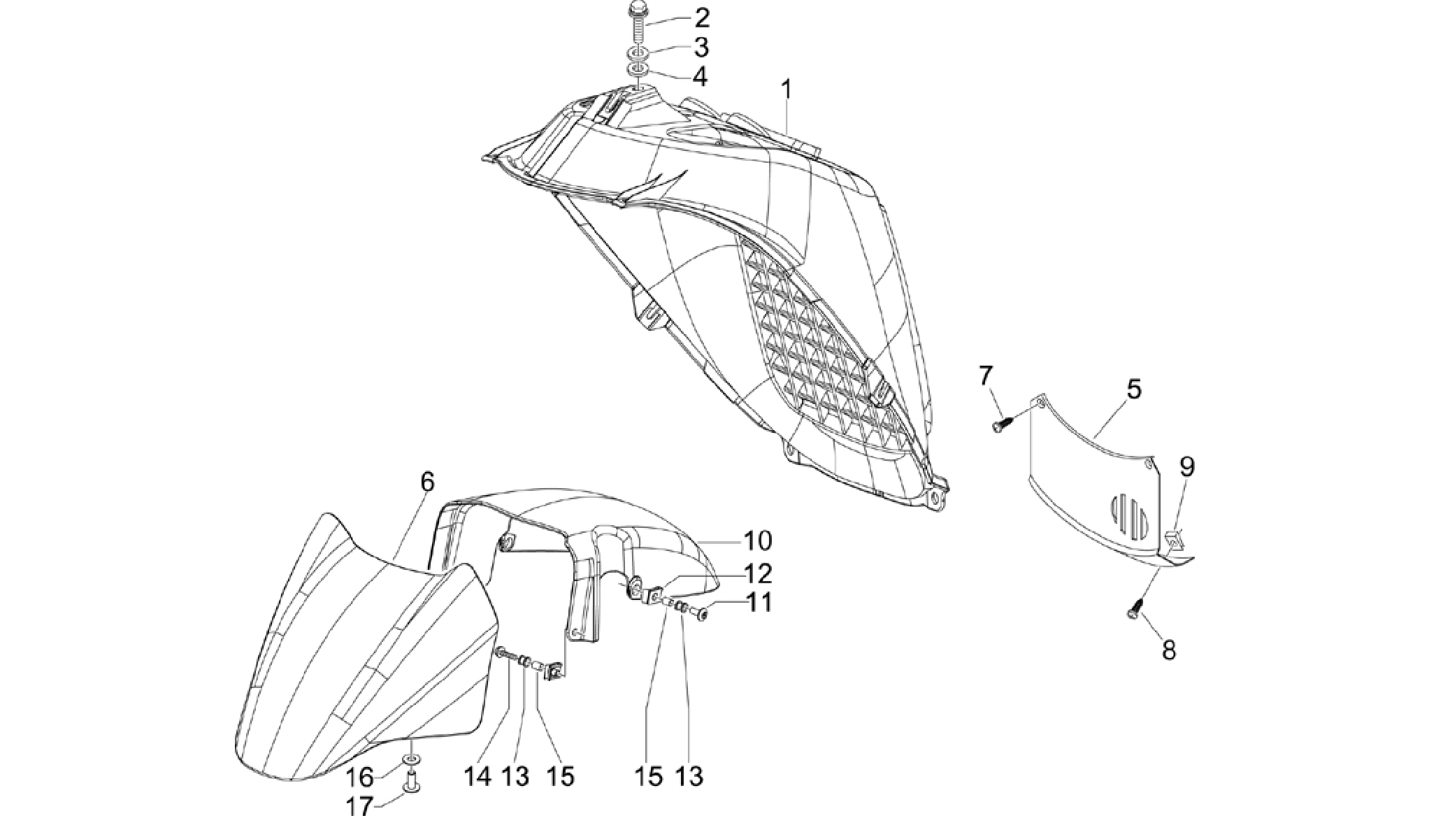 Wheel huosing - Mudguard