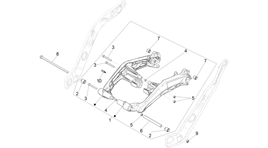 Swinging arm