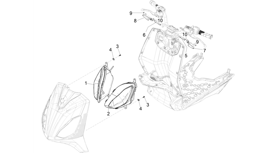 Front headlamps - Turn signal lamps
