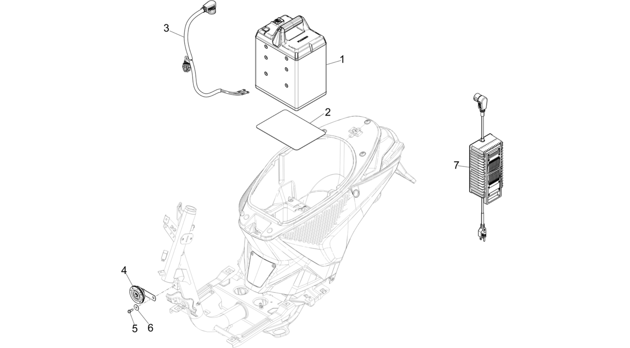 Remote control switches - Battery - Horn