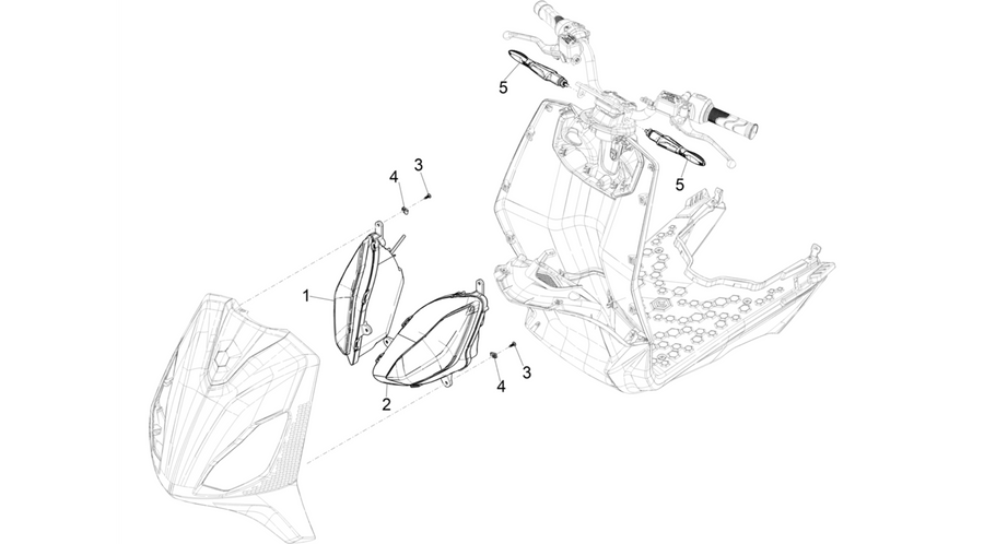 Front headlamps - Turn signal lamps