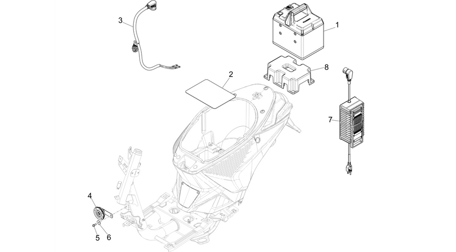 Remote control switches - Battery - Horn