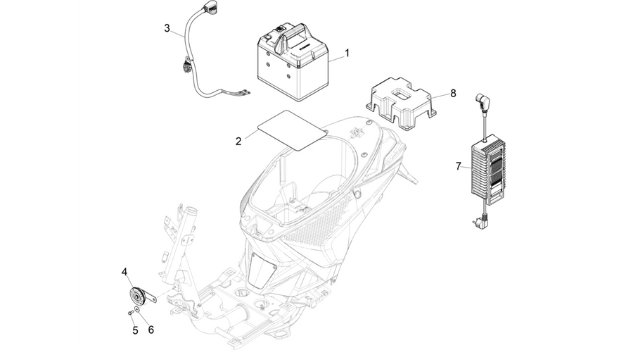 Remote control switches - Battery - Horn