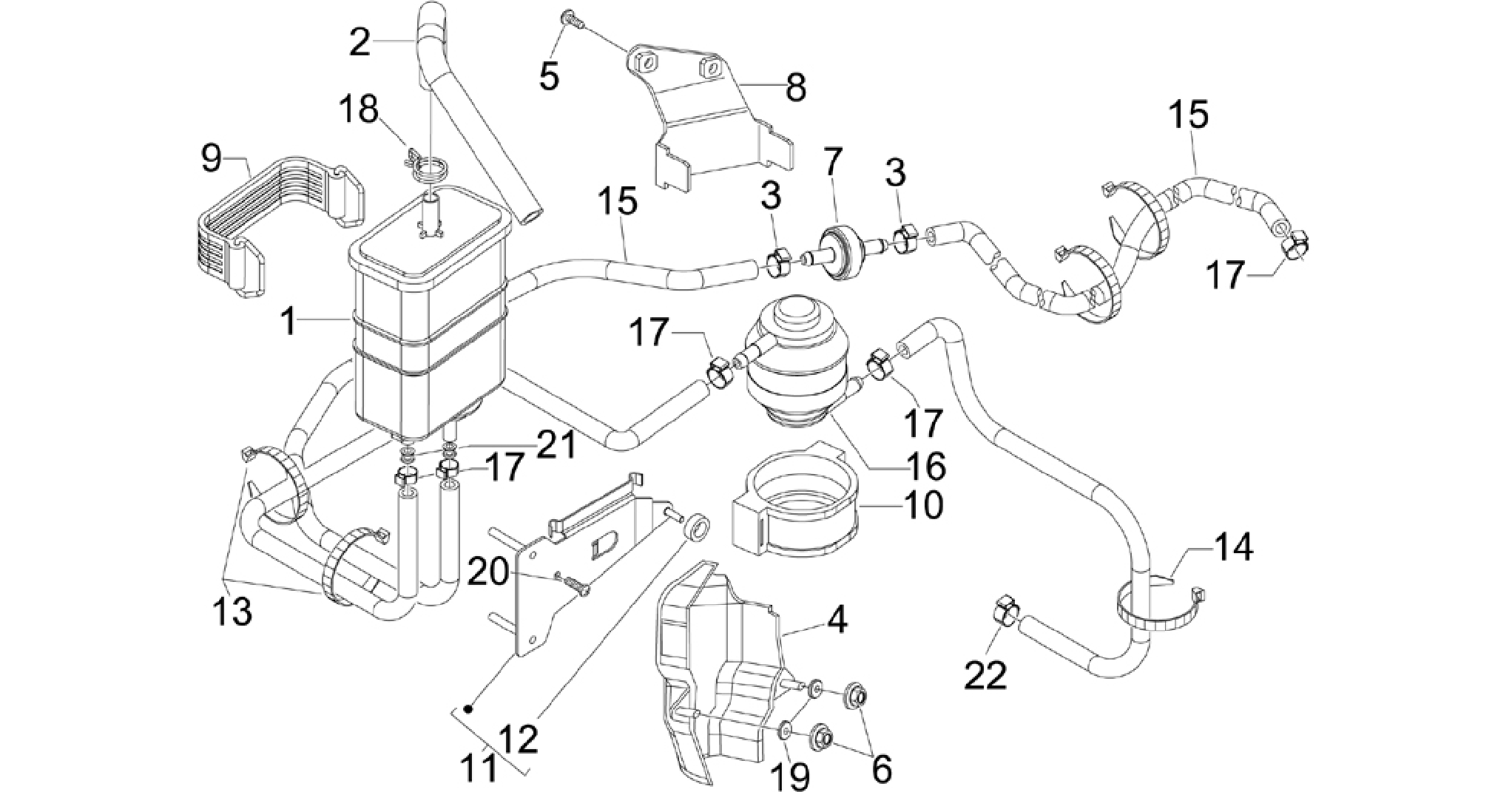 Anti-percolation system