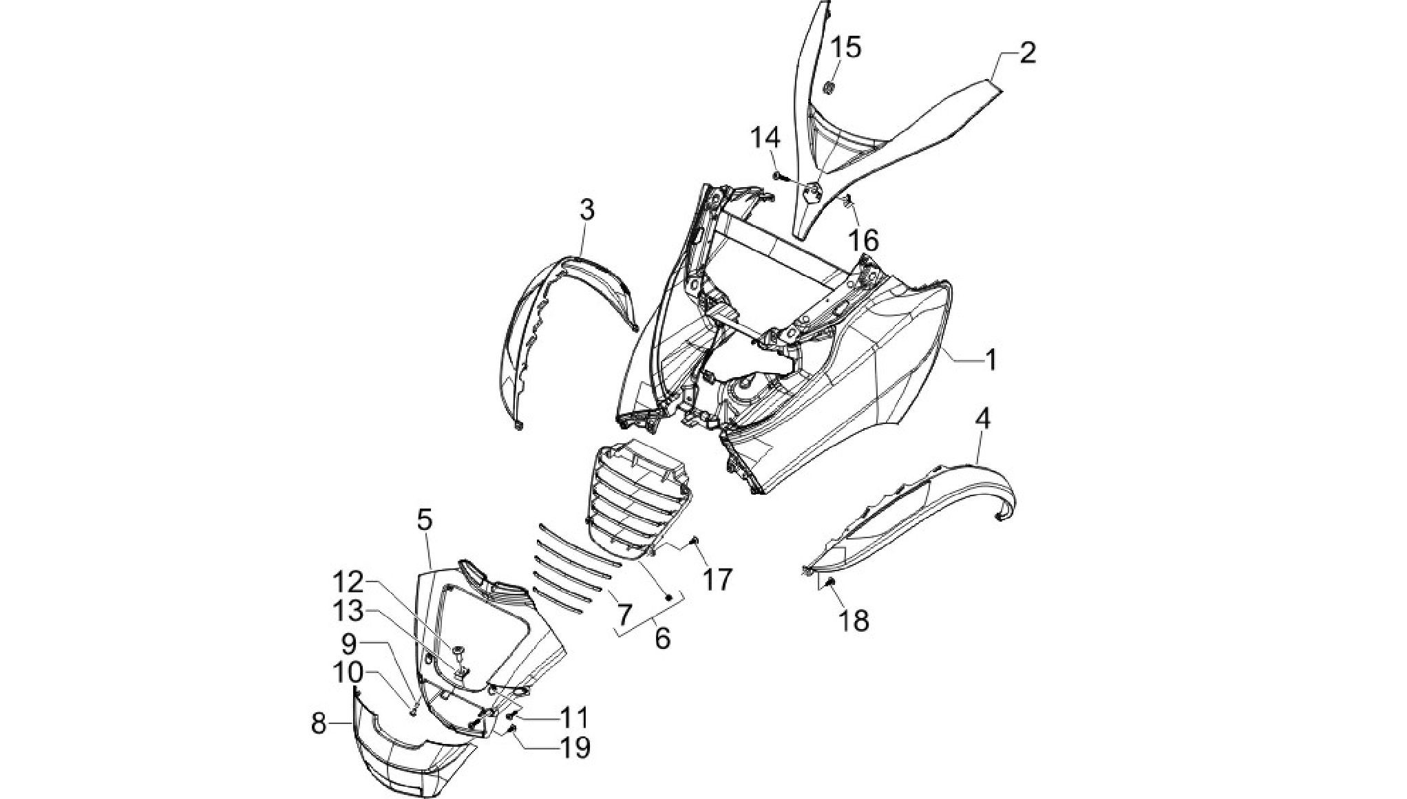 Front shield