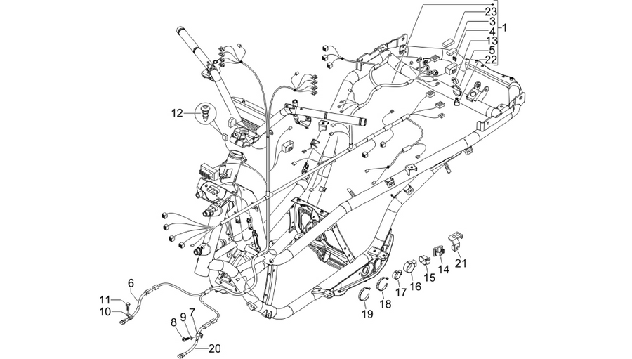 Main cable harness