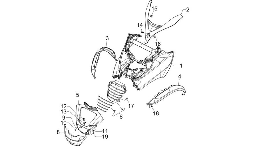 Front shield