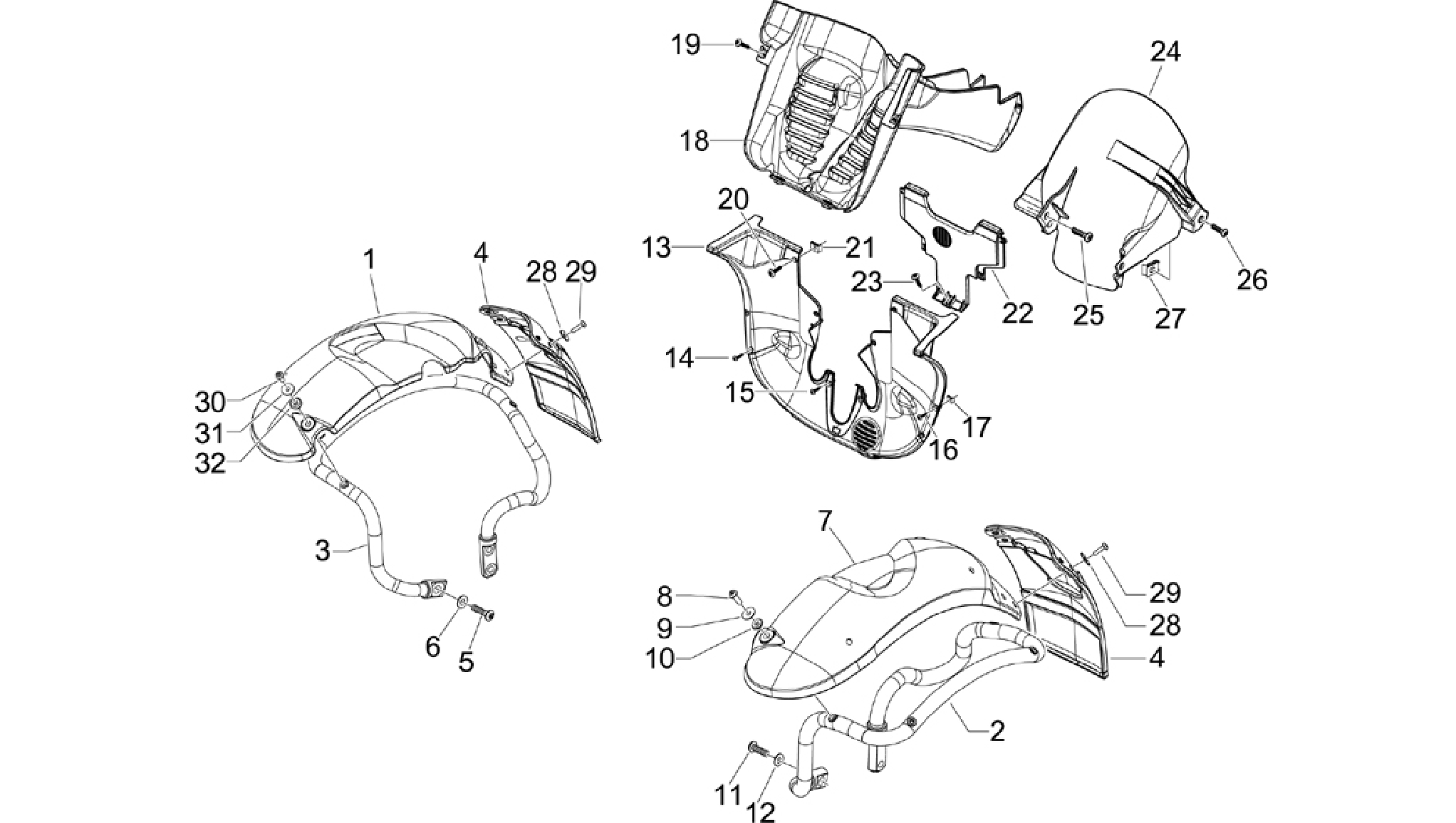 Wheel huosing - Mudguard