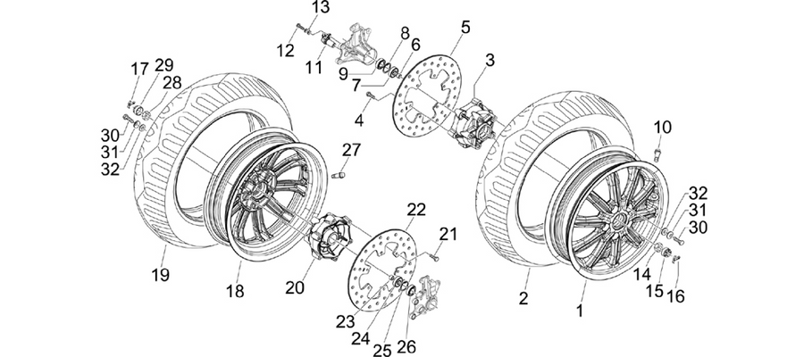 Front wheel