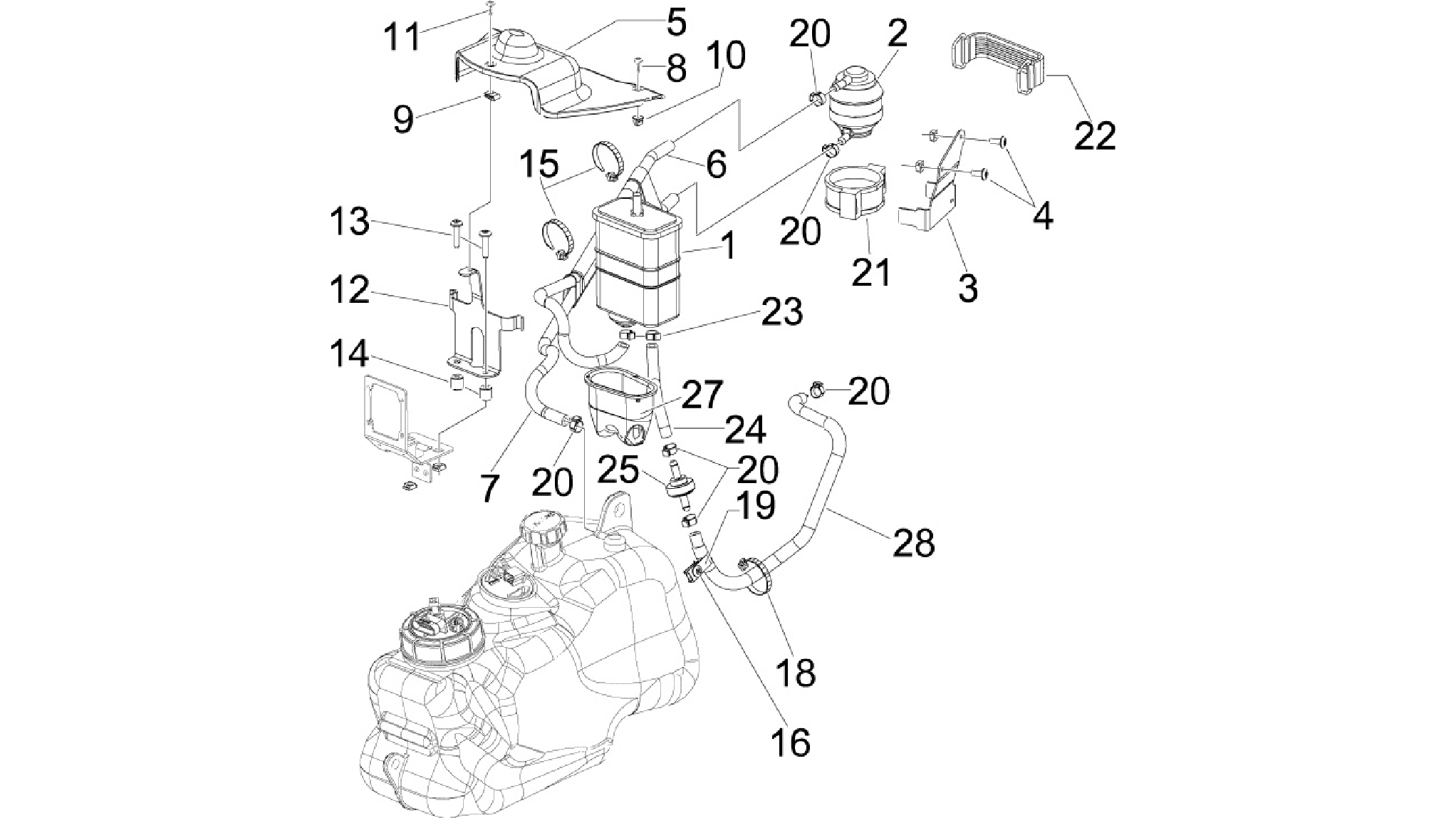 Anti-percolation system