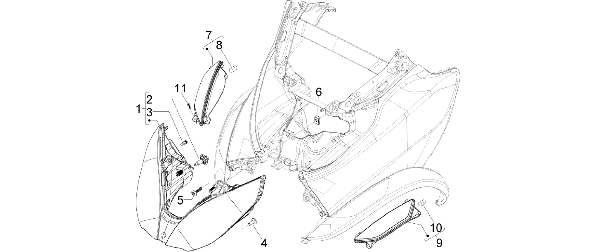 Front headlamps - Turn signal lamps