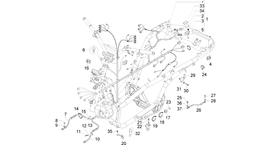 Main cable harness