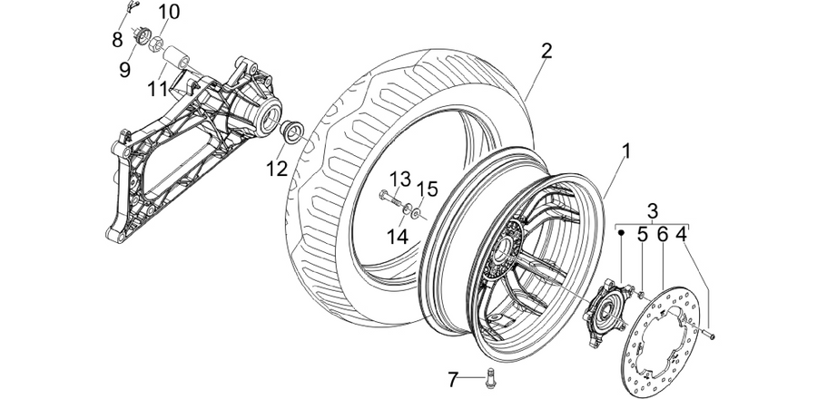 Rear wheel