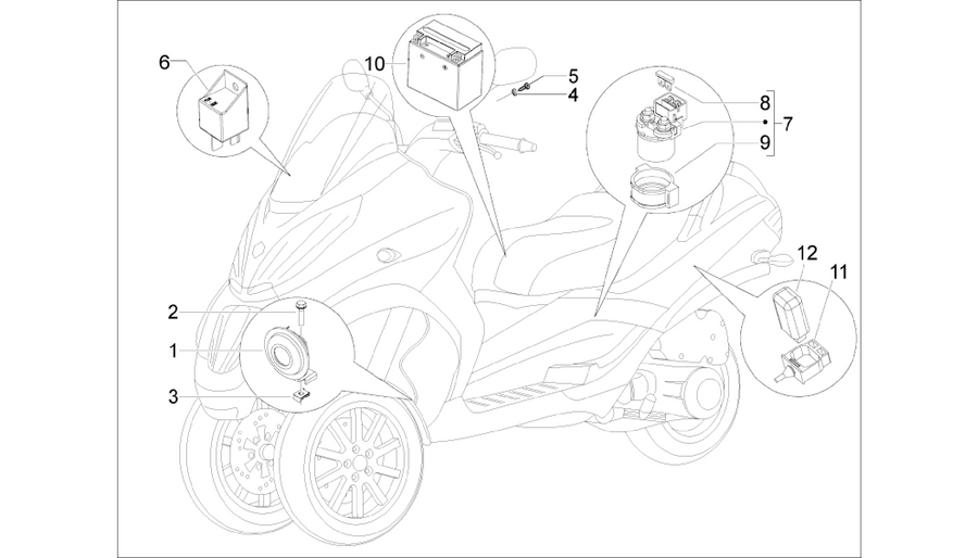 Remote control switches - Battery - Horn