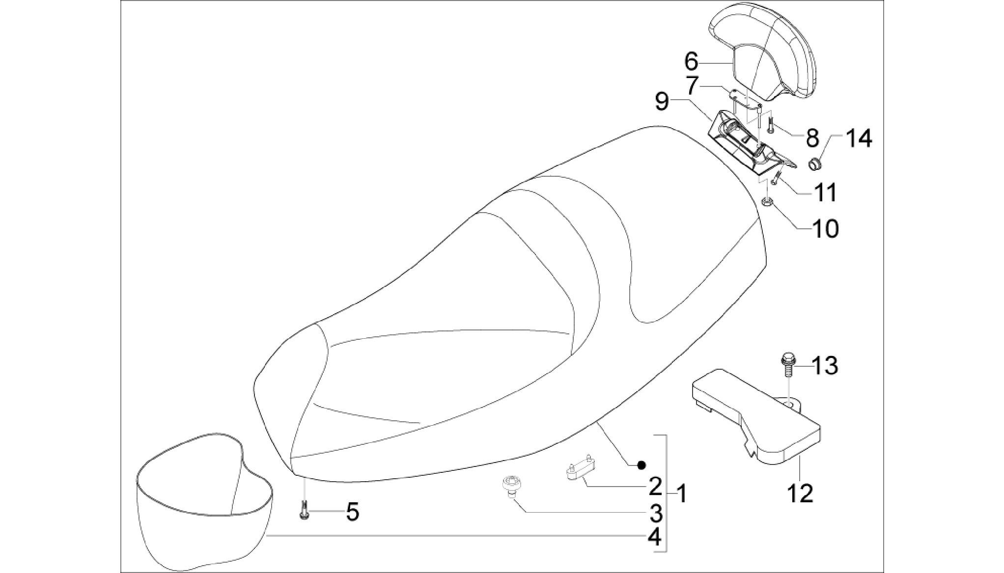 Saddle/seats