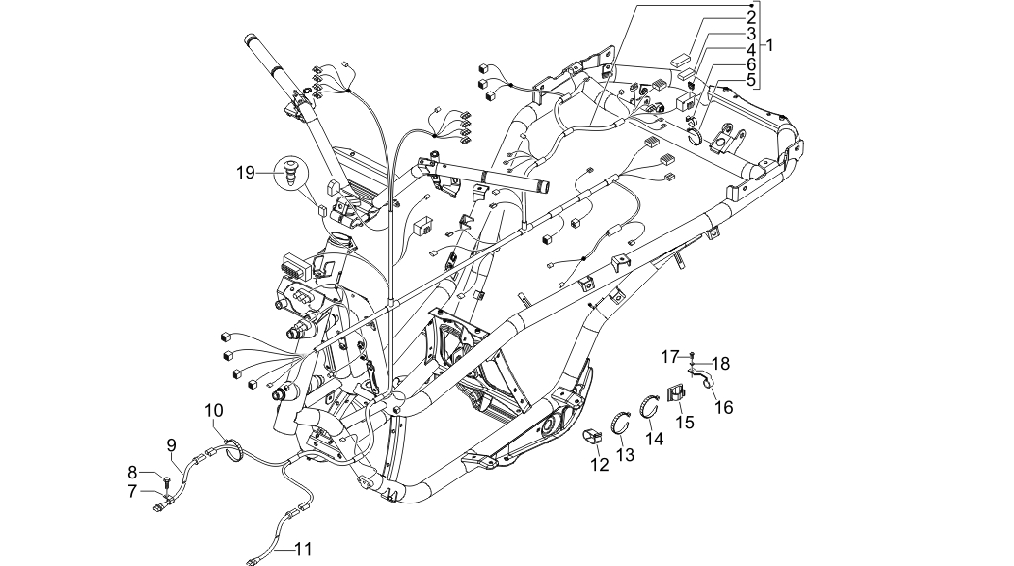 Main cable harness
