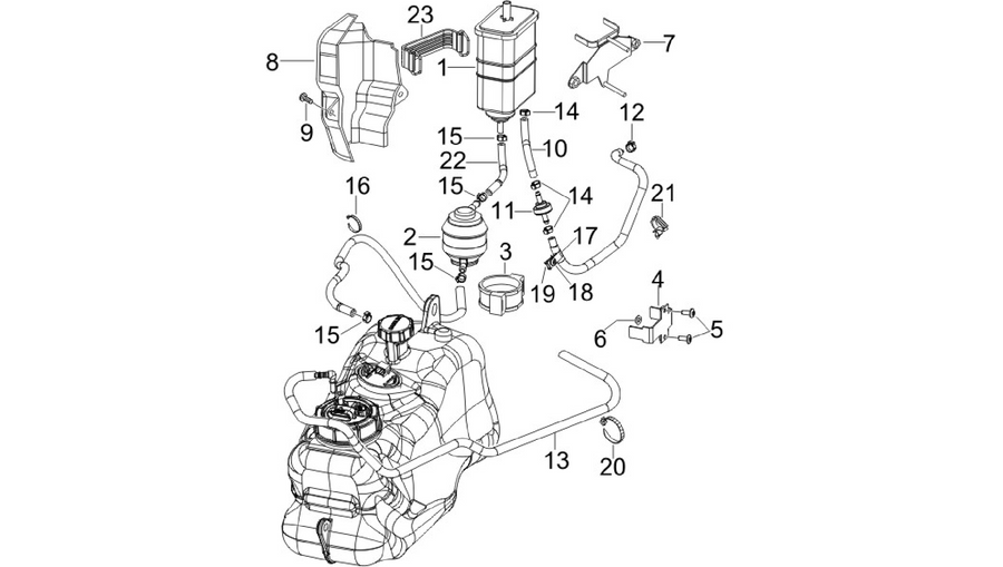 Anti-percolation system