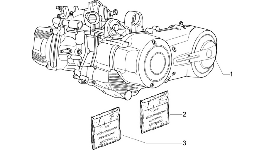 Engine, assembly