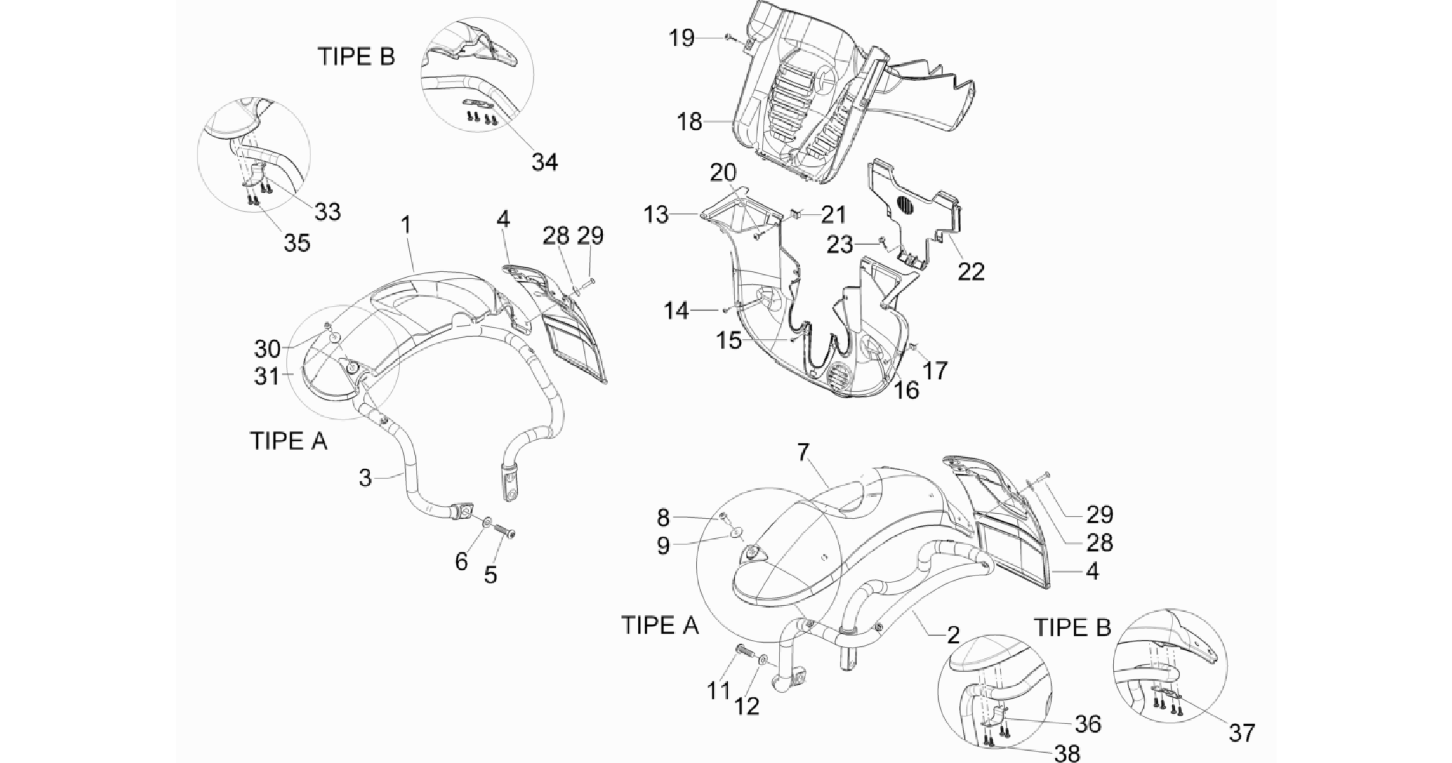 Wheel huosing - Mudguard