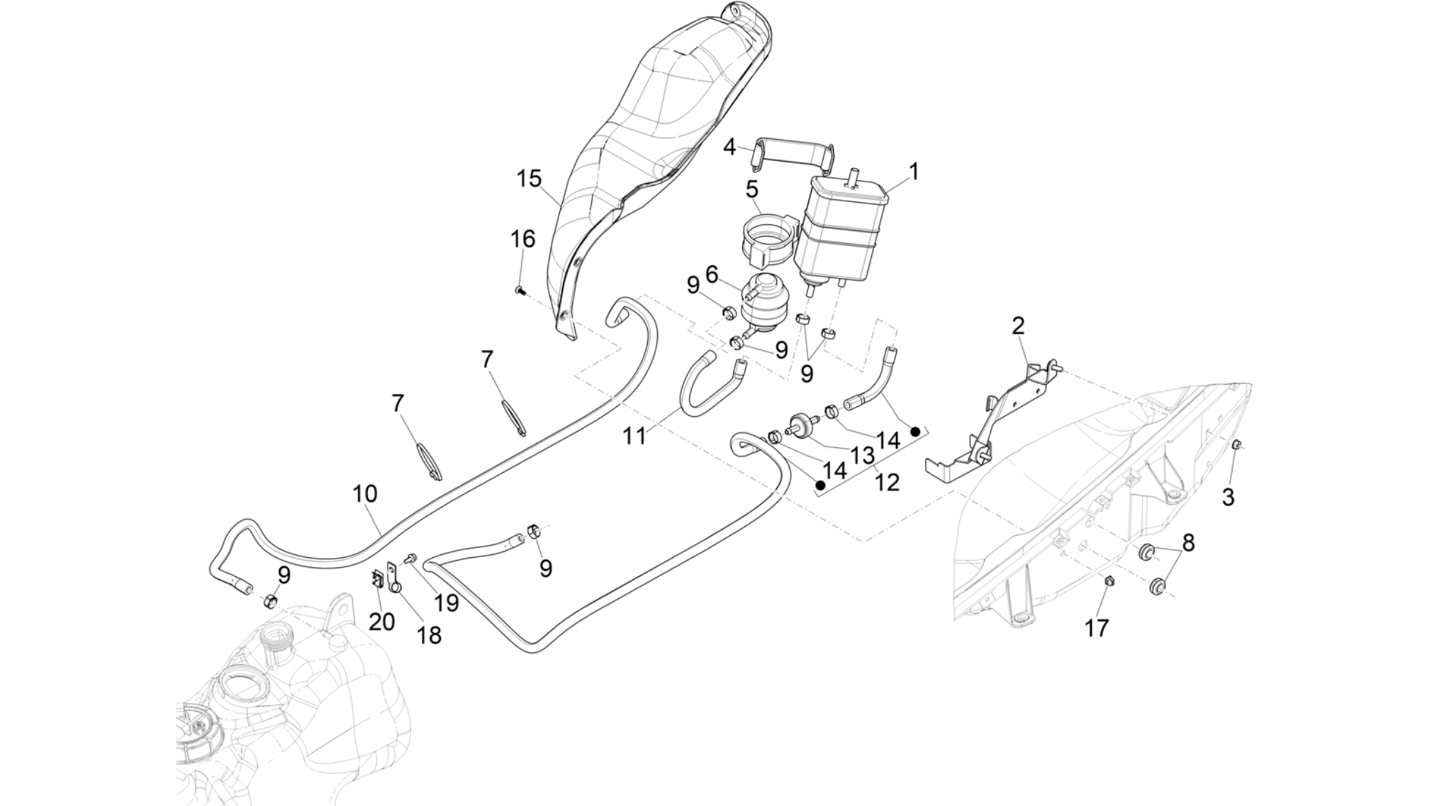 Anti-percolation system