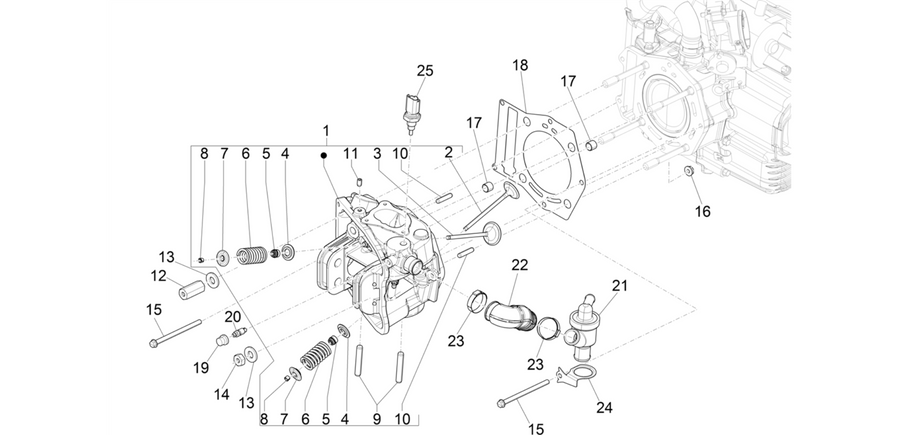 Head unit - Valve
