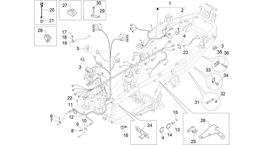 Main cable harness