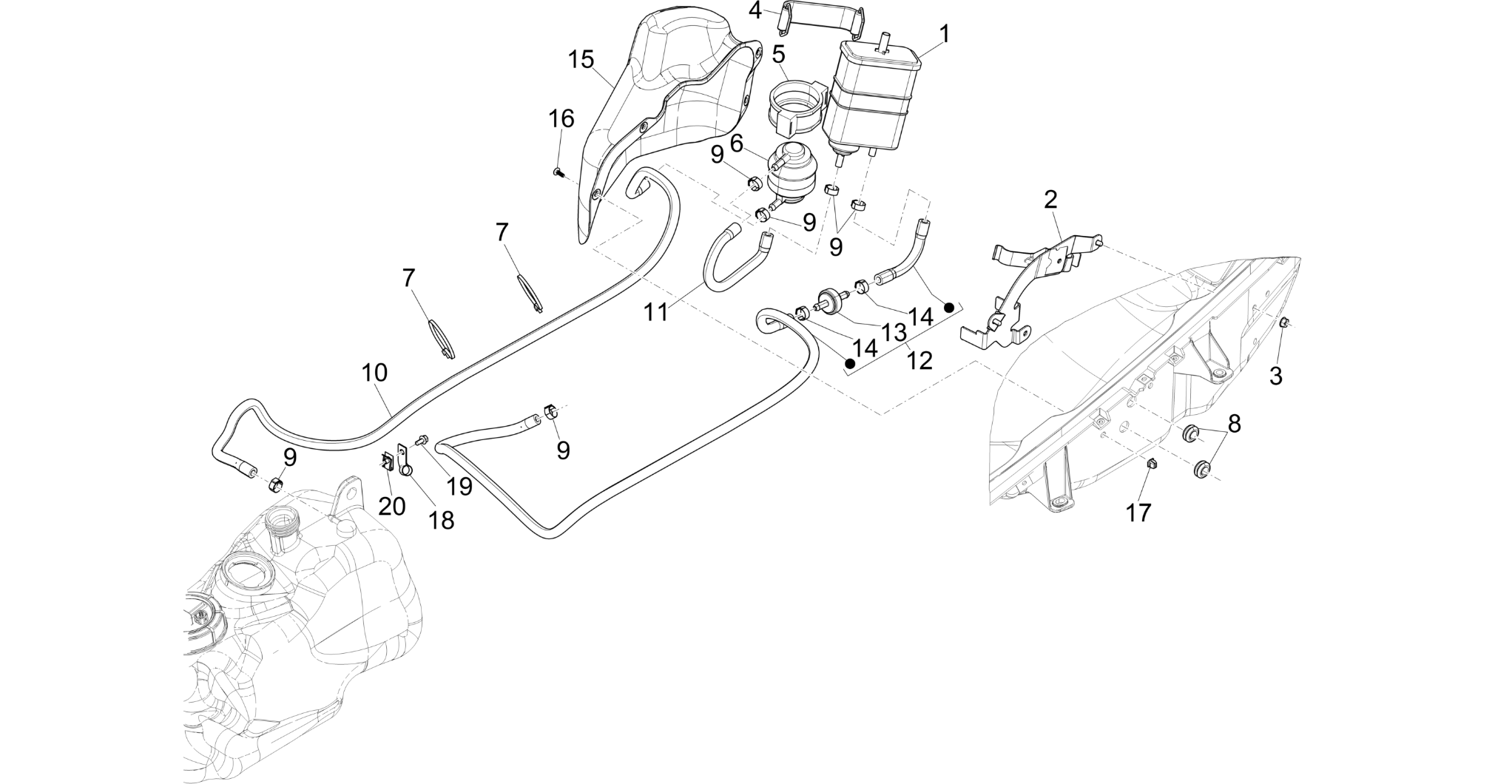 Anti-percolation system